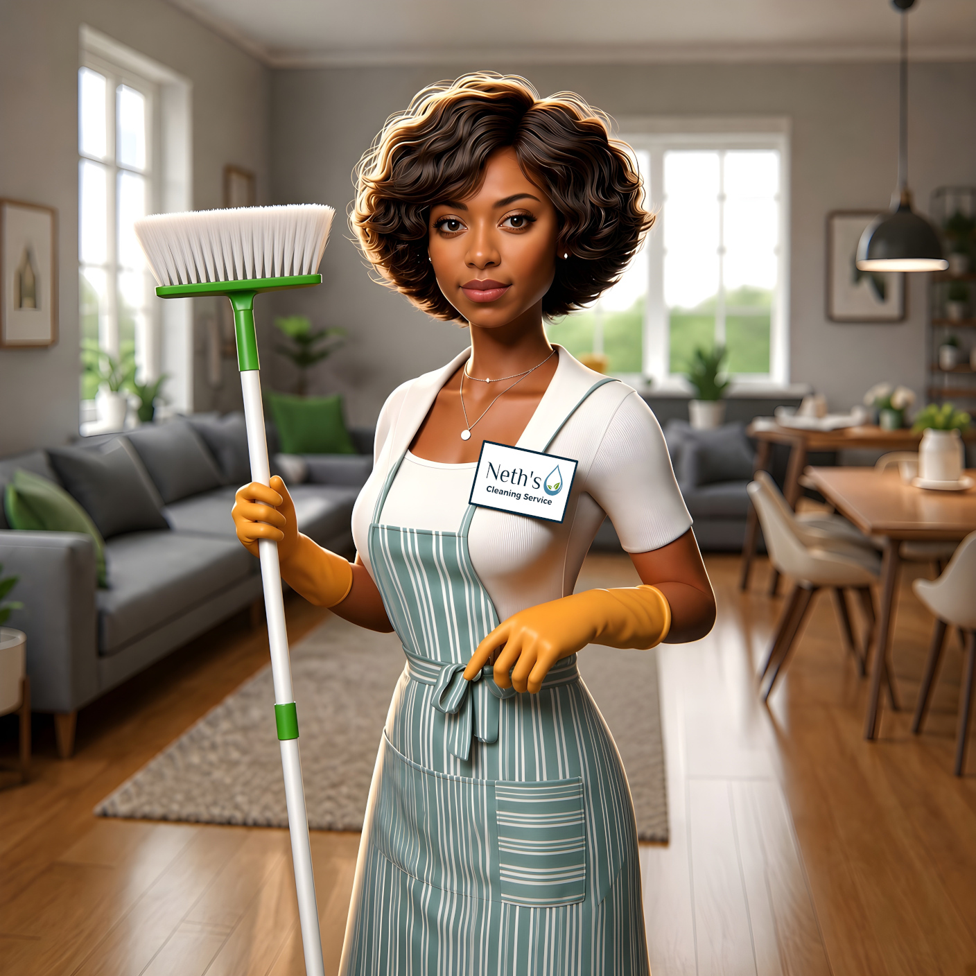 Mascote Neth's Cleaning Service